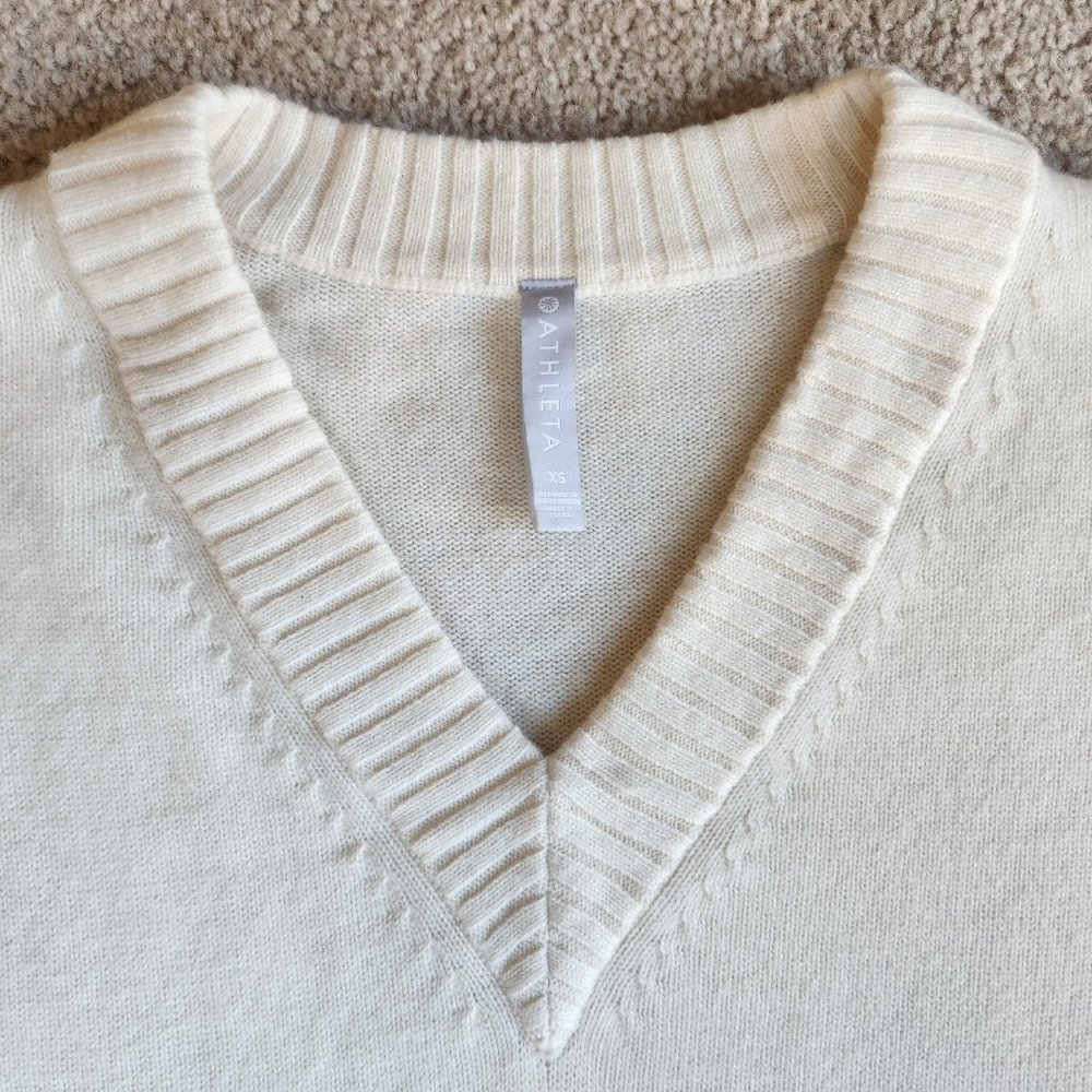 NWOT Vital V V-Neck Wool/Cashmere Tunic XS - Picture 15 of 15
